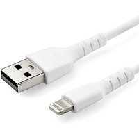 3.3ft 1m Usb To Lightning Cable - Apple Mfi Certified - Aramid Fiber - White(1/Ea)