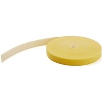 100ft Bulk Roll Of Yellow Hook And Loop Tape 3/4in (19mm) Wide - Cut To Needed L(1/Ea)