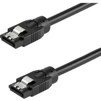0.3 M Round Sata Cable With Straight Latching Connections - Supports Data Transf(1/Ea)