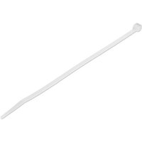 100 PACK OF CABLE TIES: KEEP CABLES ORGANIZED WITH 8IN 203.2 MM WHITE ZIP TIES FOR 1.6IN 40 MM