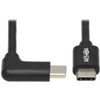 Eaton Tripp Lite Series Usb-C Cable (M/M) - Usb 2.0, Right-Angle Plug, Black, 1(1/Ea)