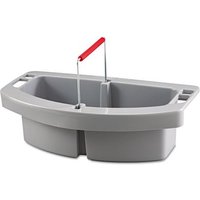 Maid Caddy, Two Compartments, 16 X 9 X 5, Gray