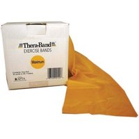 Thera-Band Professional Resistance Band, Tan/Extra Thin, 50 Yard Dispenser Box Part No. 20110 (4/Case)