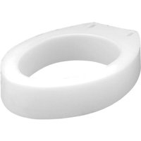 Raised Toilet Seat Carex® 3-1/2 Inch Height Elongated 300 Lbs. Weight Capacity(1/Ea)