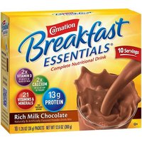 Oral Supplement Carnation Breakfast Essentials® Rich Milk Chocolate Flavor Powder 1.26 Oz. Individual Packet(60/Ca)