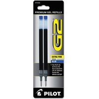 Refill For Pilot B2p, Dr Grip, G2, G6, Mr Metropolitan, Precise Begreen And Q7 Gel Pens, Extra-Fine Tip, Blue Ink, 2/Pack
