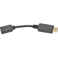 Eaton Tripp Lite Series Displayport To Hdmi Video Adapter Video Converter (M/F), Hdcp, Black, 6 In. (15 Cm)