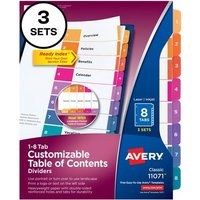 Avery® Ready Index 8-Tab Dividers