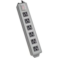 Eaton Tripp Lite Series Industrial Power Strip Metal, Lighted Power Switch, 6-Ou(1/Ea)