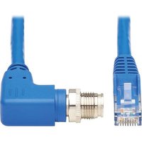 Eaton Tripp Lite Series M12 X-Code Cat6 1g Utp Cmr-Lp Ethernet Cable (Right-Angl(1/Ea)