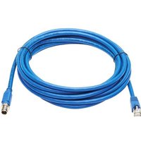 Tripp Lite Series M12 X-Code Cat6a 10G F/UTP CMR-LP Shielded Ethernet Cable M12 M/RJ45 M,