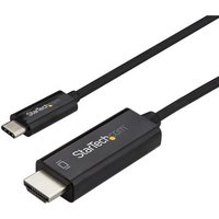 Startech.Com 3ft (1m) Usb C To Hdmi Cable - 4k 60hz Usb Type C Dp Alt Mode To Hdmi 2.0 Video Display Adapter Cable - Works W/Thunderbolt 3