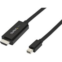 Startech.Com 10ft (3m) Mini Displayport To Hdmi Cable, 4k 30hz Video, Mini Dp To Hdmi Adapter/Converter Cable, Mdp To Hdmi Monitor/Display