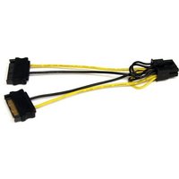 Startech.Com 6in Sata Power To 8 Pin Pci Express Video Card Power Cable Adapter