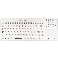 Seal Touch Glow Silicone Wired Keyboard W/ Touch Pad Edge Illuminated Keys- Dish(1/Ea)