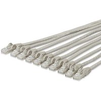 Cat6 Ethernet Cable Gray 10 Pack 15ft(1/Ea)