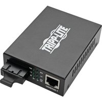Eaton Tripp Lite Series Gigabit Multimode Fiber To Ethernet Media Converter, 10/(1/Ea)