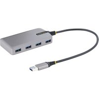 4-PORT USB HUB, USB 3.0 5GBPS, BUS POWERED USB-A TO 4XA HUB W/OPTIONAL AUX POWER INPUT,