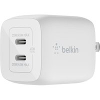 45w Dual Usb-C Gan Wall Charger With Pps, Wh(1/Ea)