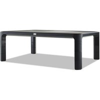 Adjustable Monitor Stand, 16" X 12" X 1.75" To 5.5", Black, Supports 20 Lbs