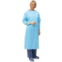 Protective Procedure Gown Cardinal Health™ One Size Fits Most Blue Nonsterile Not Rated Disposable(75/Ca)