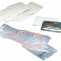 Touchless Plus Unisex Red Rubber Intermittent Catheter Kit 14 Fr 1100 Ml Part No. 4a6044 (1/Ea)