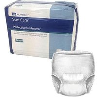 Cardinal Health, Underwear, Sure Care Plus, X-Large, 48"- 66" Part No. 1625r (25/Package)