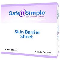 Skin Barrier Sheet 4" X 4" Part No. Sns21605 (5/Box)