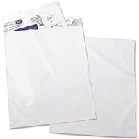 Redi-Strip Poly Mailer, #6, Square Flap, Redi-Strip Adhesive Closure, 14 X 19, White, 100/Pack