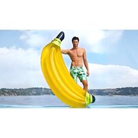 Inflatable Banana Shaped Swimming Float