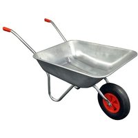 Heavy Duty Galvanised Steel Wheelbarrow