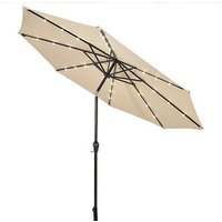 3M Tilt Crank Parasol Solar Power LED Lights