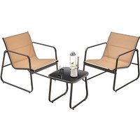 3 Piece Patio Furniture Conversation Set