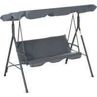 3 Seater Garden Swing Chair Canopy 2 Colours