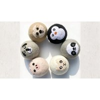 Reusable Anti Static Tumble Dryer Wool Balls 3 or 6 Piece