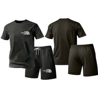 2 Piece T Shirt & Shorts Co Ord 3 Colours & 3 Sizes