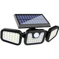 74 LED Solar Powered Motion Sense Garden Wall Light 1 or 2 Pack
