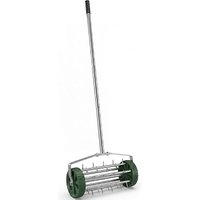 Steel Spike Portable Rolling Grass Garden Aerator
