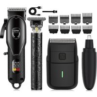 14 Piece Electric Grooming Set Hair Clipper Shaver Trimmer & More