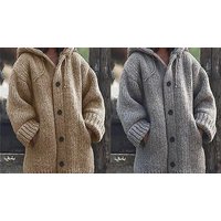 Chunky Knitted Cardigan 6 Colours 7 Sizes