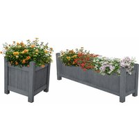 Square or Rectangular Wooden Planter 3 Options