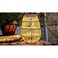 Bamboo Style Weather Resistant Solar Garden Lamp 3 Sizes