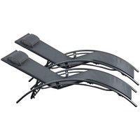2 Pack Bali Sun Loungers