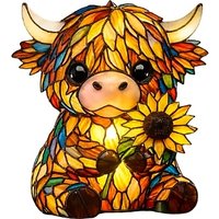 Stained Glass Style Creative Animal Night Light 3 Designs