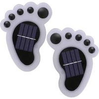 2 or 4 Pack Waterproof Solar Footprint Decorative Lights 2 Colours
