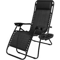 1 or 2 Pack Zero Gravity Reclining Sun Loungers