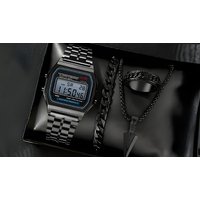Go Groopie Enjoy a 57% Discount on a Mens Watch and Accessory Set 4 Pieces