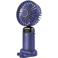 USB Rechargeable 5 Speed Handheld Fan 5 Colours