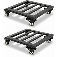 2 Pack Rolling Plant Stand Trolley