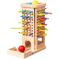 3-in-1 Early Learning Wooden Tower Puzzle Toy